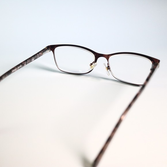 Design optics by foster grant 52-16 140 +3.00 eyeglasses browline frame N9 - Picture 4 of 8